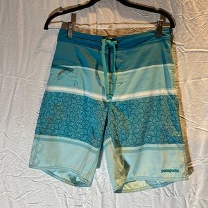 Patagonia Blue Swim Trunks